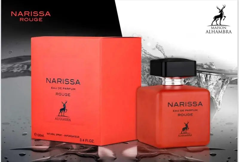 Alhambra Narissa Rouge Eau de Perfume para Mulheres 100ml